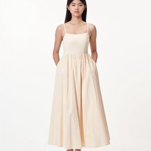 Elegant Cream Maxi Dress